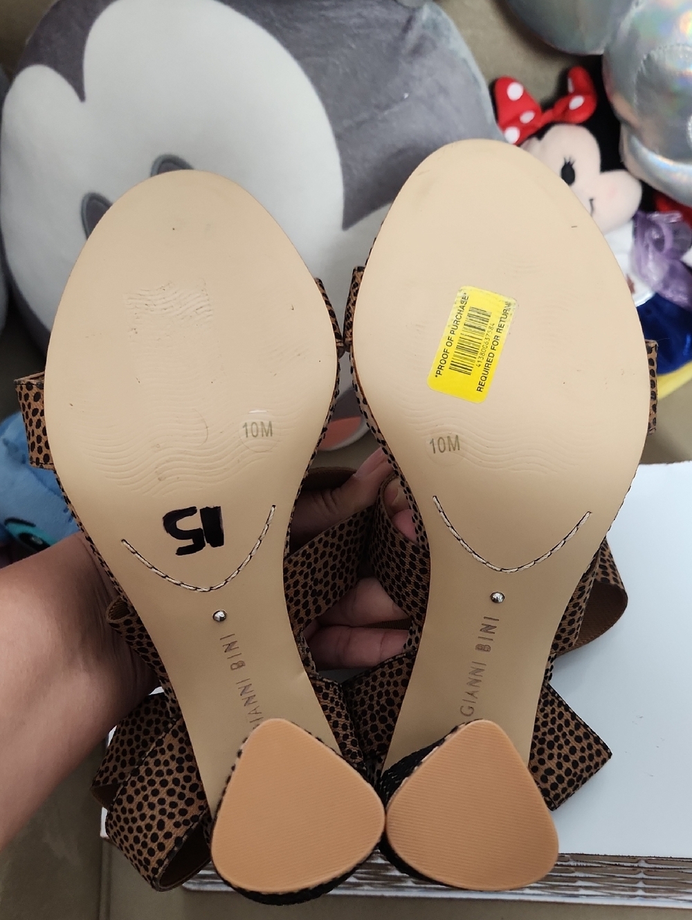 Gianni Bini Cheetah Print Heels - Picture 5 of 5